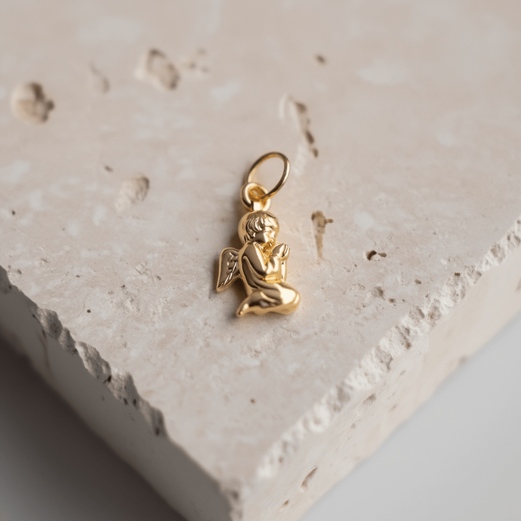 Medalha Anjo da Guarda em Ouro de 19.2kl - Loja do Ouro