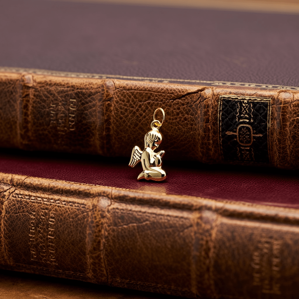 Medalha Anjo da Guarda em Ouro de 19kl (1.3cm) - Loja do Ouro