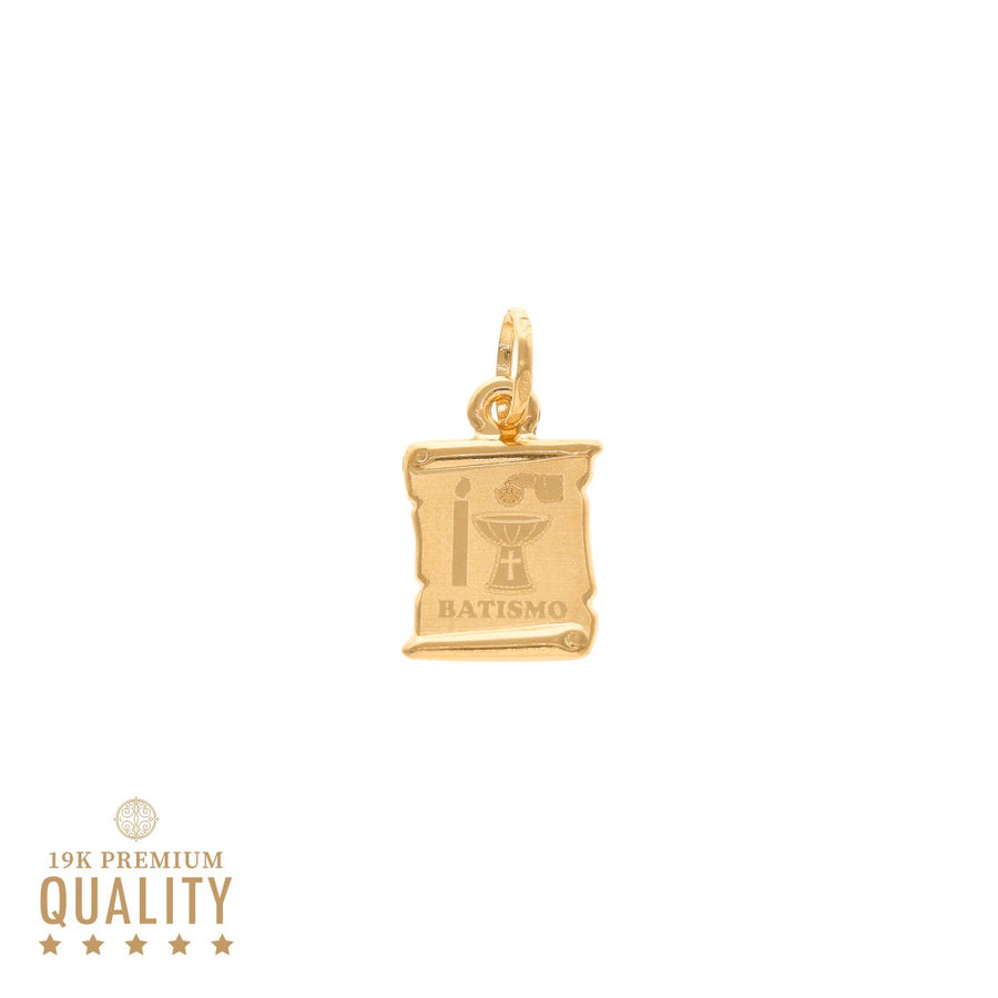 Medalla del Bautismo en 19kl Oro - Gold Store Premium