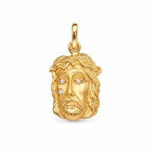 Medalha Cara de Cristo em Ouro 19kl (2,04cm) - Loja do Ouro