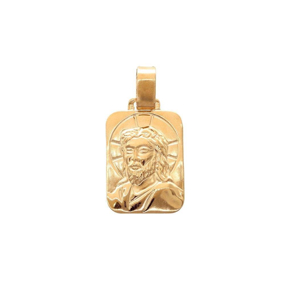 Medalha Cara de Cristo em Ouro (2.1cm) - Loja do Ouro