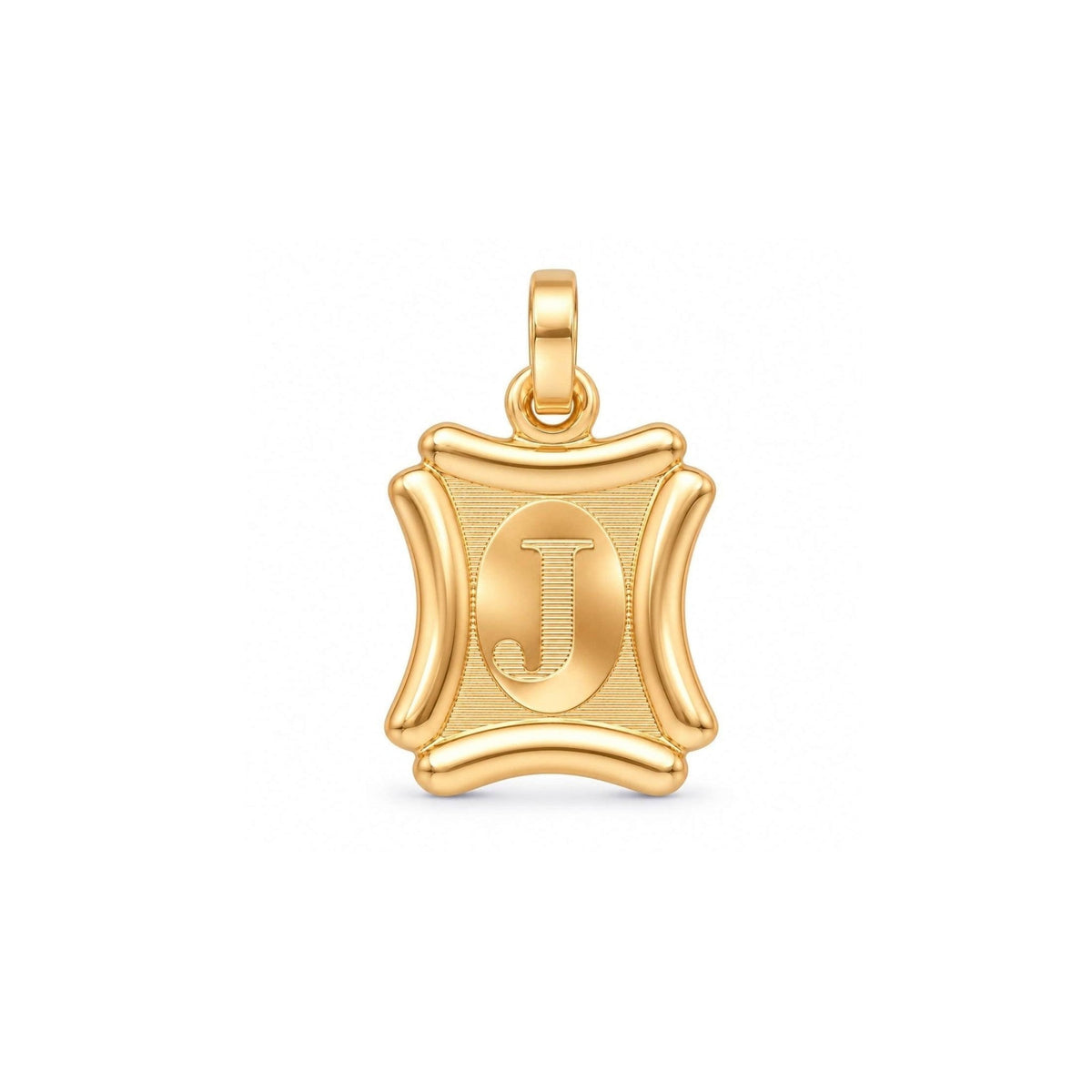 Medalha com Letra J em Ouro 19kl (1,38cm) - Loja do Ouro