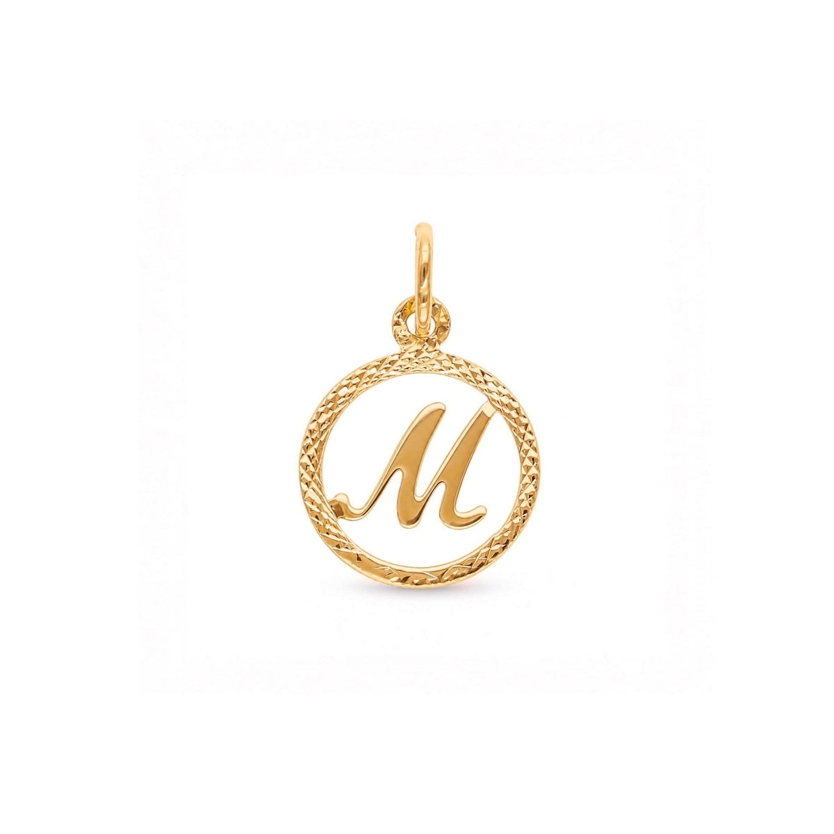 Medalha com Letra M em Ouro 19kl (1,18 cm) - Loja do Ouro