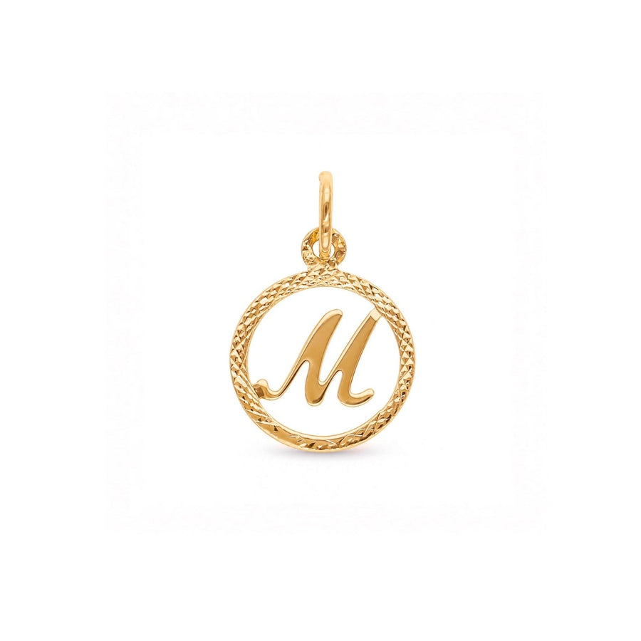 Medalha com Letra M em Ouro 19kl (1,18 cm) - Loja do Ouro