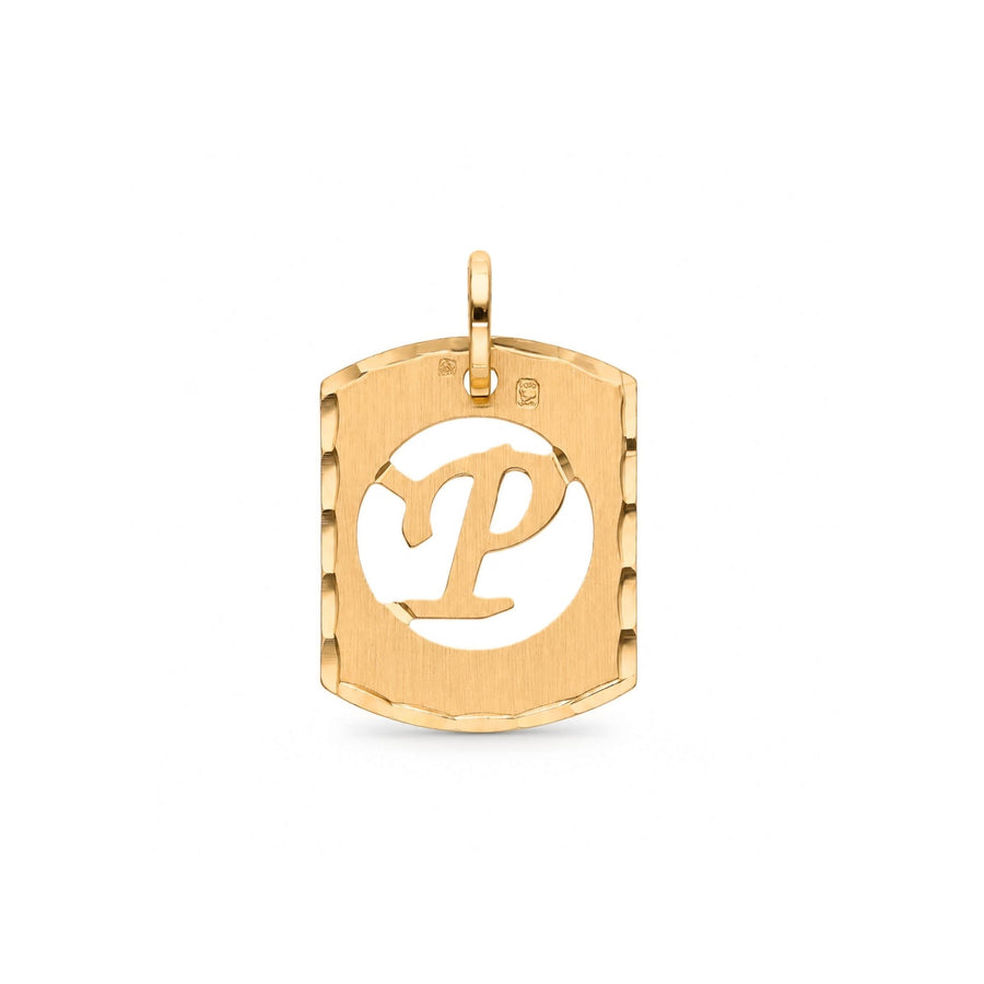 Medalha com Letra P em Ouro 19kl (1,5cm) - Loja do Ouro