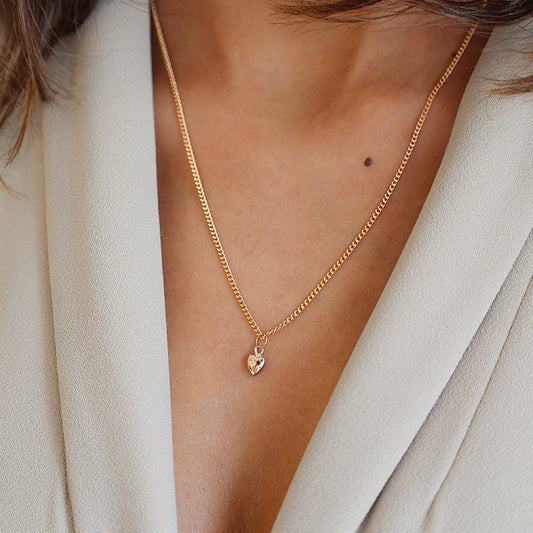 Medalha Coração em Ouro 19kl (7mm) - Loja do Ouro