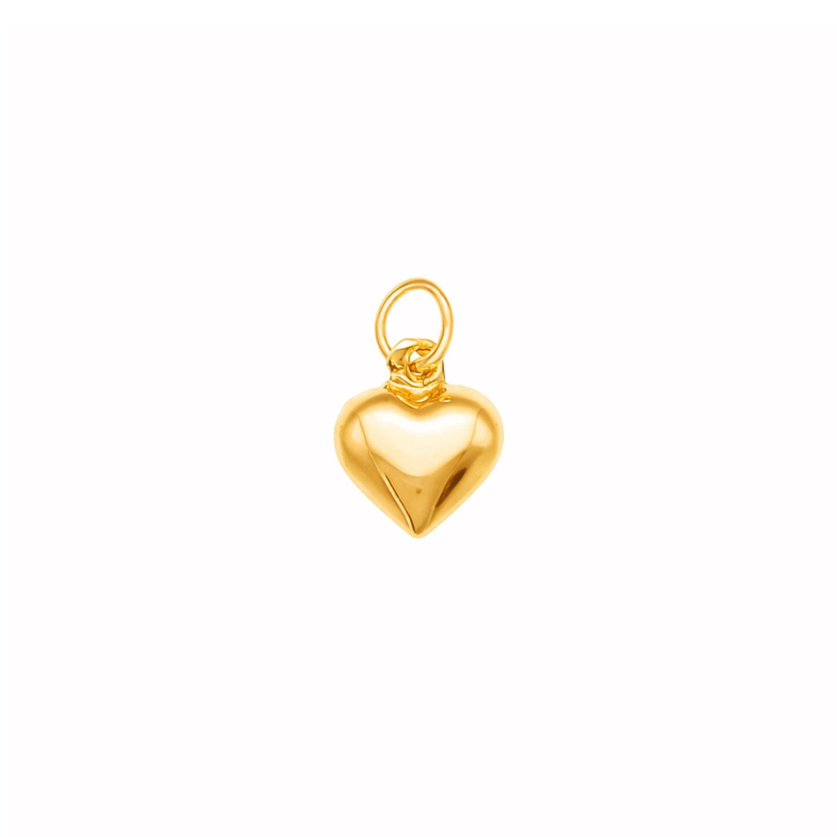 Medalha Coração em Ouro de 19kl (0.78cm) - Loja do Ouro