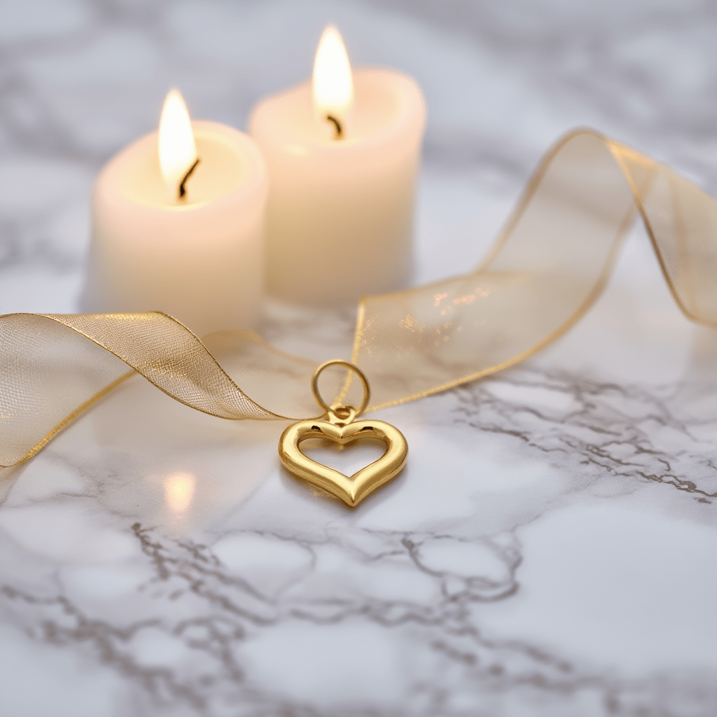 Medalha Coração Recortado em Ouro 19kl (1.3cm) - Loja do Ouro