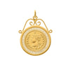 Medalha Dola em Ouro com trabalhado em filigrana - Loja do Ouro