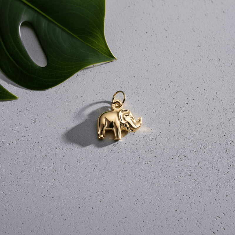 Medalha Elefante em Ouro 19kl (9mm) - Loja do Ouro