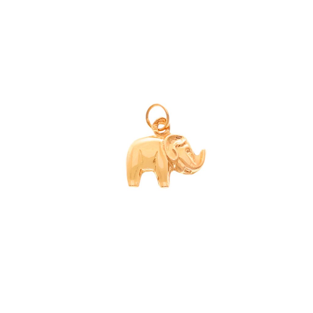 Medalha Elefante em Ouro 19kl (9mm) - Loja do Ouro
