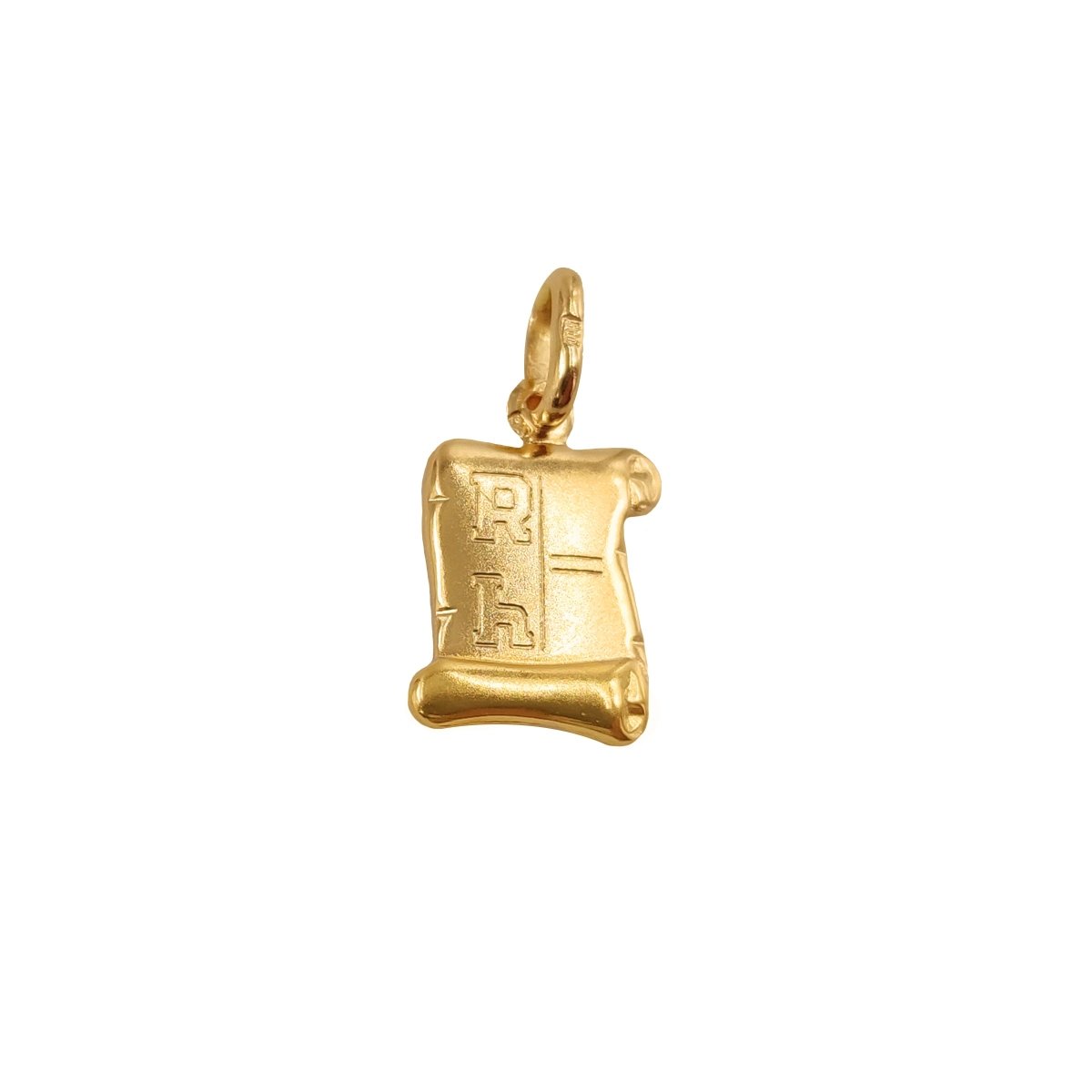 Medalla de Oro de 19 kl con grupo sanguíneo RH grabado - Gold Shop