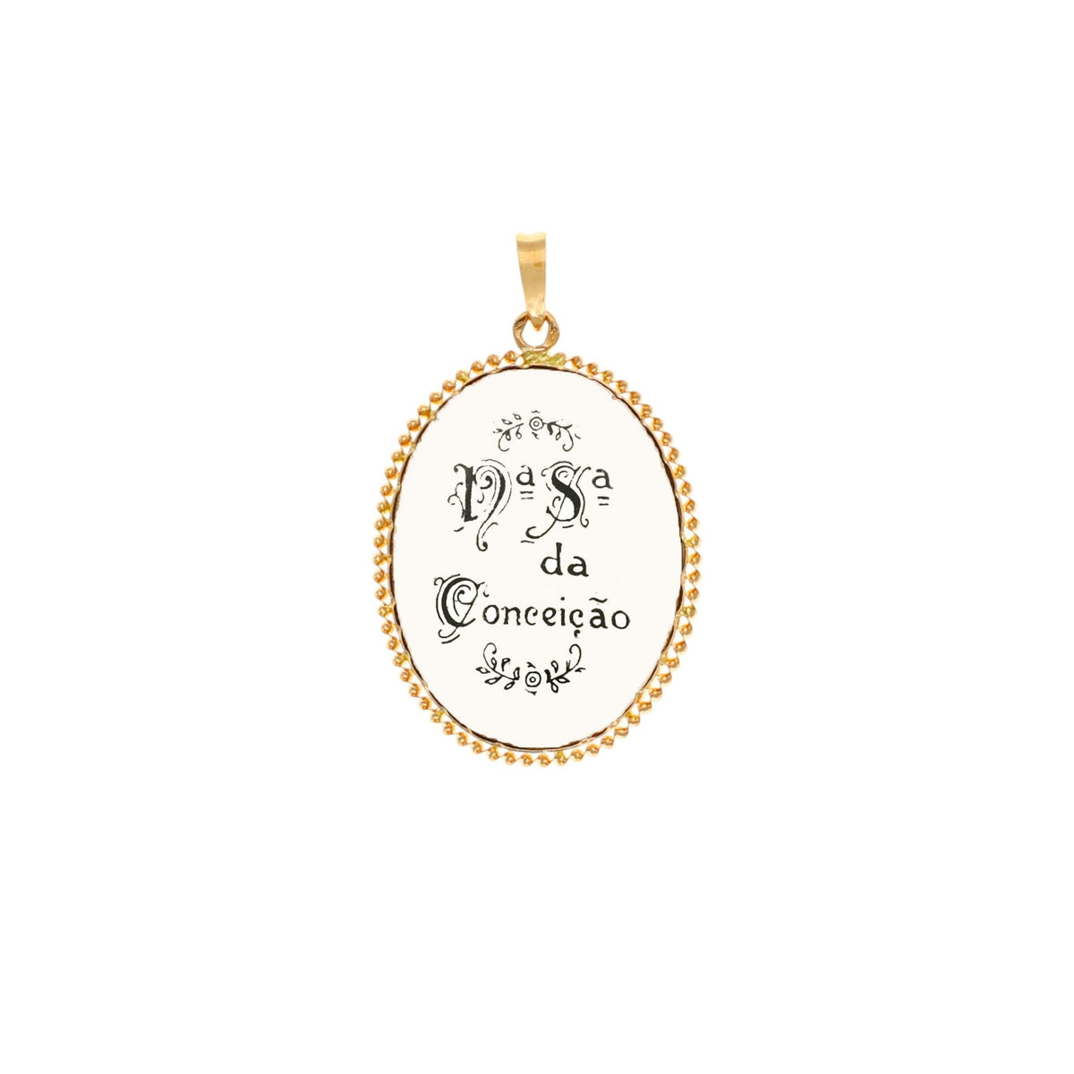 Medalla de Oro de 19 kl con imagen de Nuestra Señora de la Concepción - Gold Store Premium