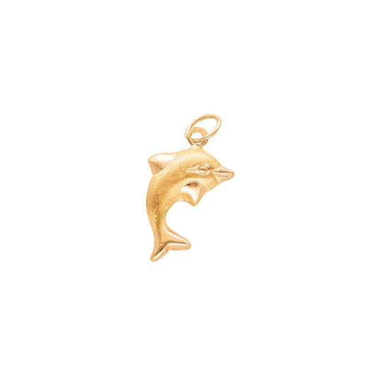 Medalha Golfinho em Ouro 19kl (1.5cm) - Loja do Ouro