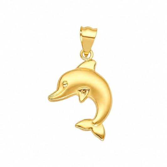 Medalha Golfinho em Ouro 19kl (1,96cm) - Loja do Ouro