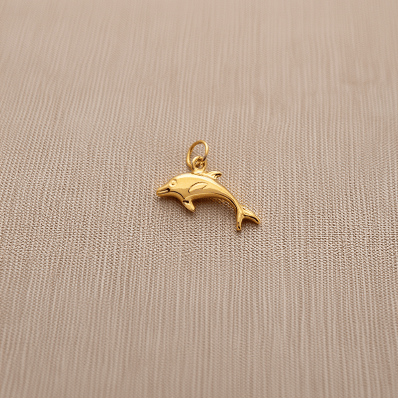 Medalha Golfinho em Ouro 19kl (1.9cm) - Loja do Ouro