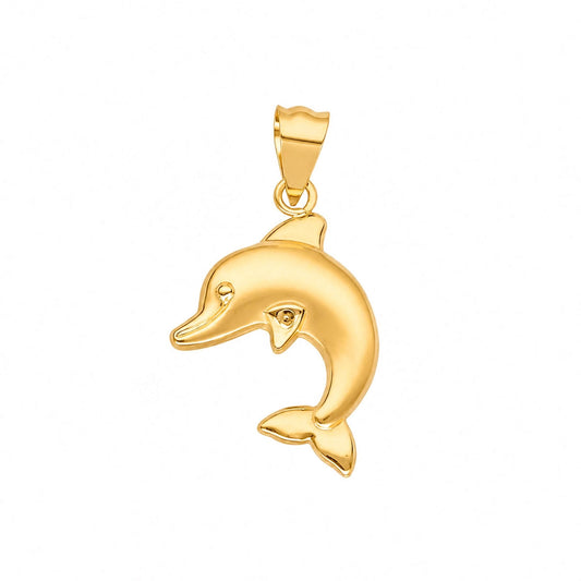 Medalha Golfinho em Ouro 19kl - Loja do Ouro