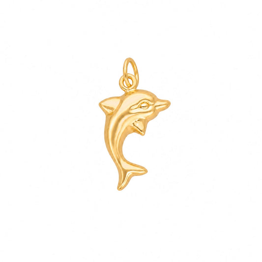 Medalha Golfinho em Ouro 19kl - Loja do Ouro
