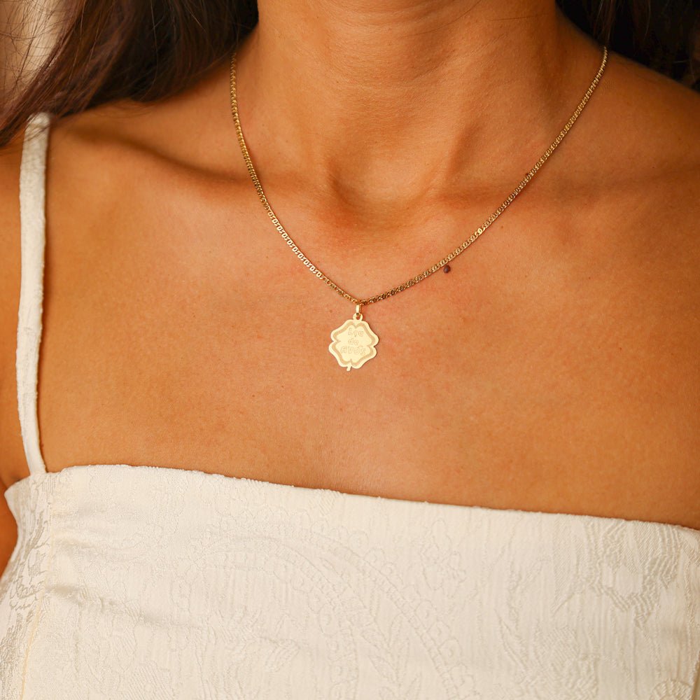 Medalha "Lça de Avós" em Ouro 19kl (1.6cm) - Loja do Ouro