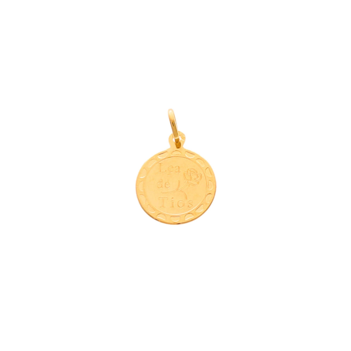Medalla "Lça de Tios" en oro 19kl (1,4 cm) - Gold Store Premium