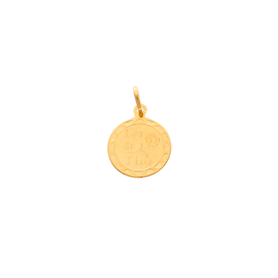 Medalla "Lça de Tios" en oro 19kl (1,4 cm) - Gold Store Premium