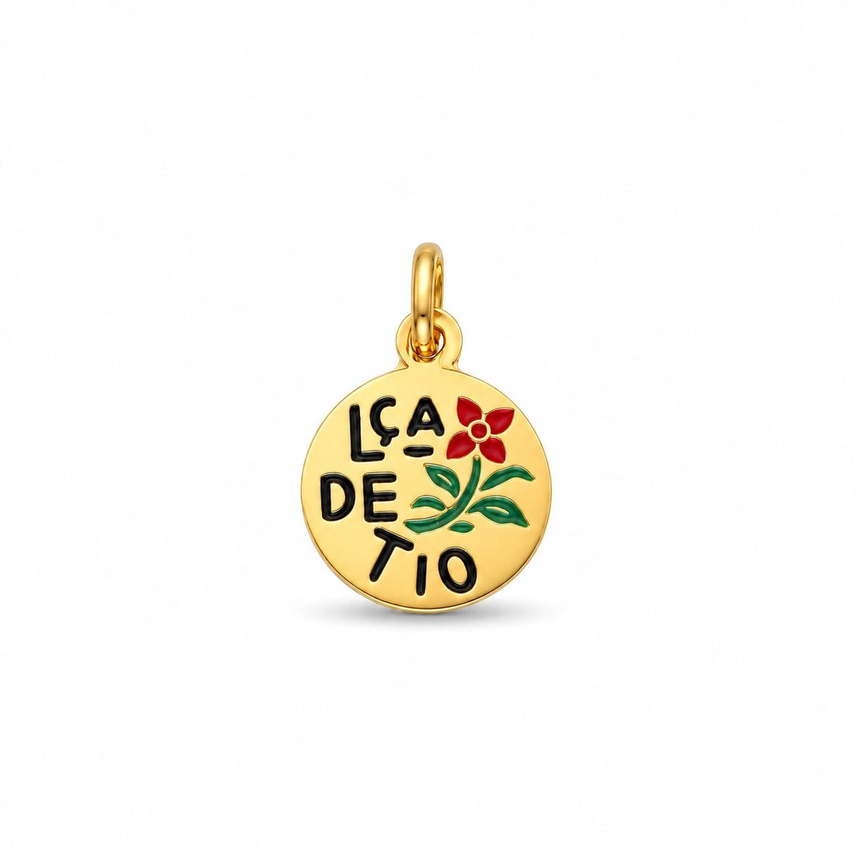 Medalha Lembrança de Tio em Ouro 19kl (0.9cm) - Loja do Ouro