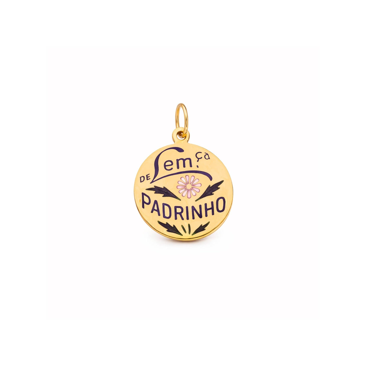 Medalha "Lemça de Padrinho" em Ouro 19kl (1.55cm) - Loja do Ouro