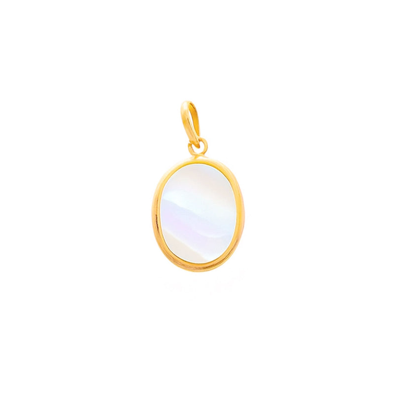 Medalha Madrepérola em Ouro 19kl (1.8cm) - Loja do Ouro