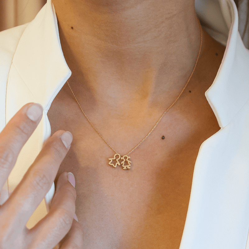 Medalha Menina em Ouro 19kl (1cm) - Loja do Ouro