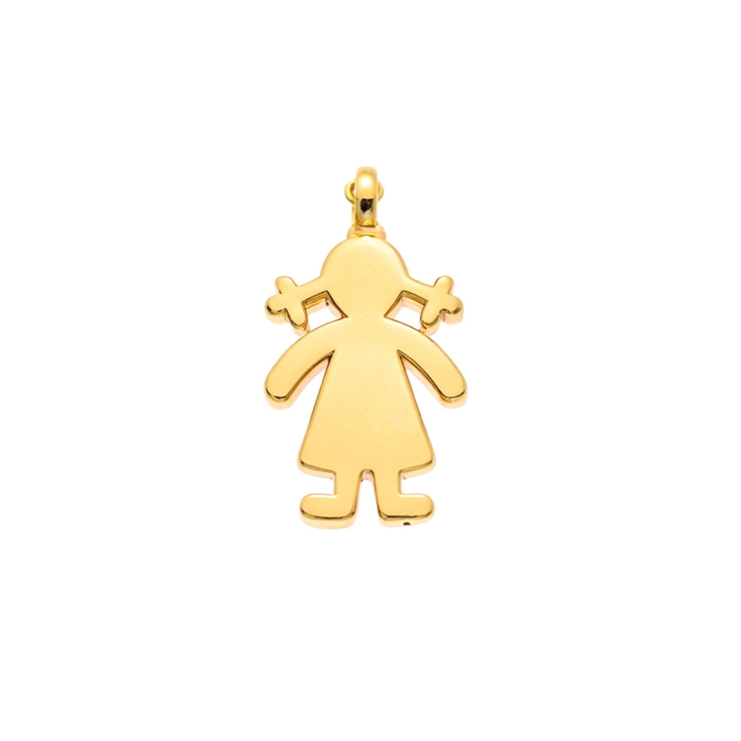 Medalha Menina em Ouro 19kl (2.8cm) - Loja do Ouro