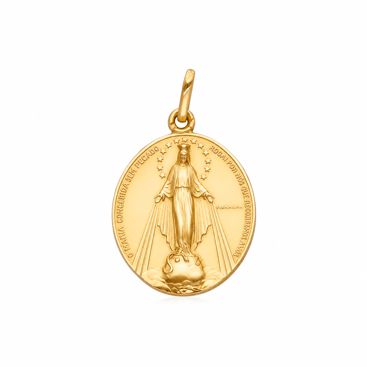 Medalha Milagrosa em Ouro 19kl (2.23cm) - Loja do Ouro