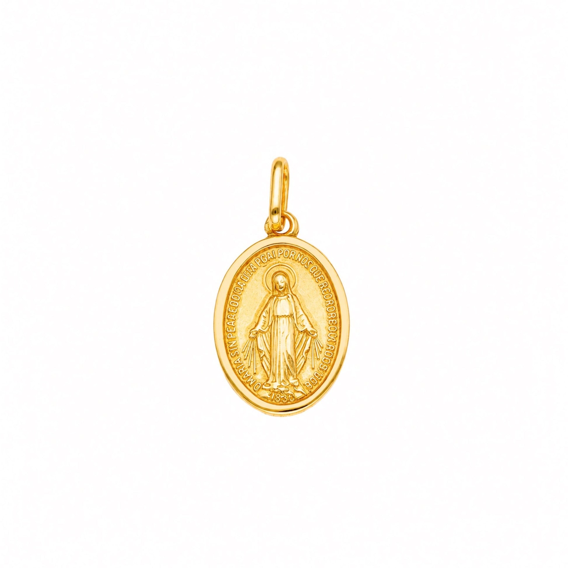 Medalha N. Sra das Graças em Ouro 19kl (2.16cm) - Loja do Ouro