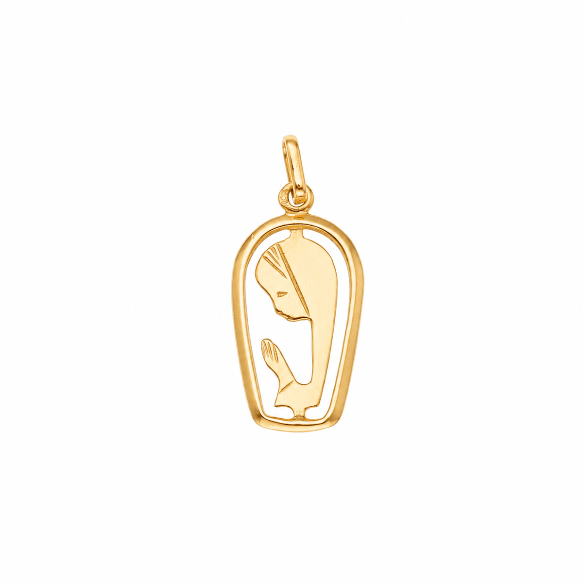 Medalha N. Sra. em Ouro 19kl (1.94cm) - Loja do Ouro