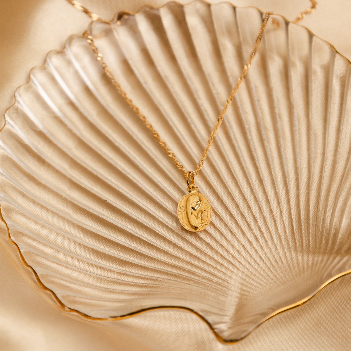 Medalha Nossa Senhora em Ouro 19kl - Loja do Ouro