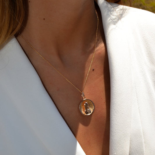 Medalha Nossa Senhora em Ouro 19kl - Loja do Ouro