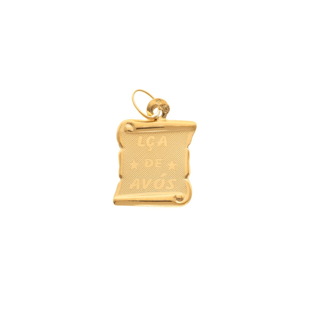 Medalha Papiro em Ouro "Lça de Avós" - Loja do Ouro