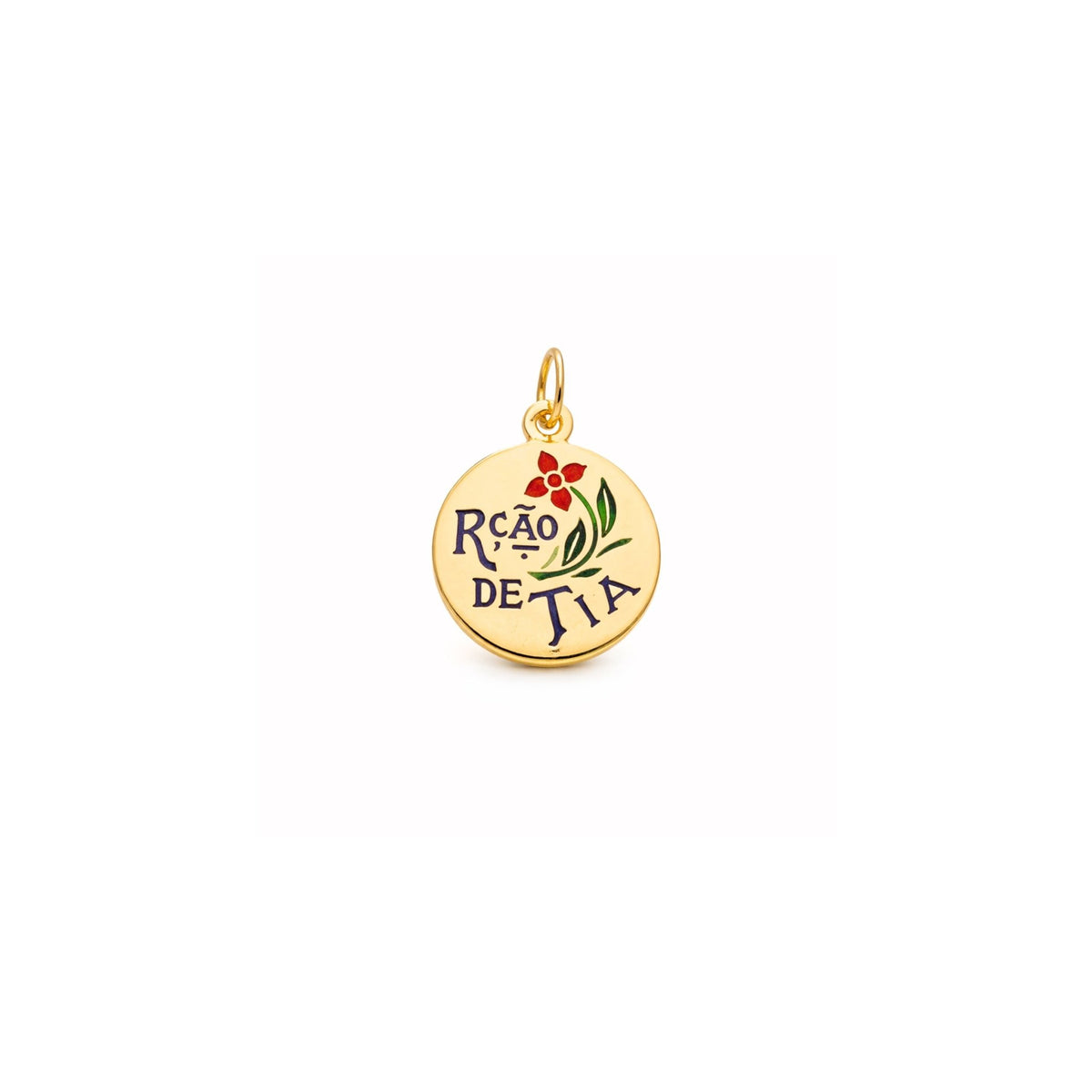 Medalha "Rção de Tia" em Ouro 19kl (1.04cm) - Loja do Ouro