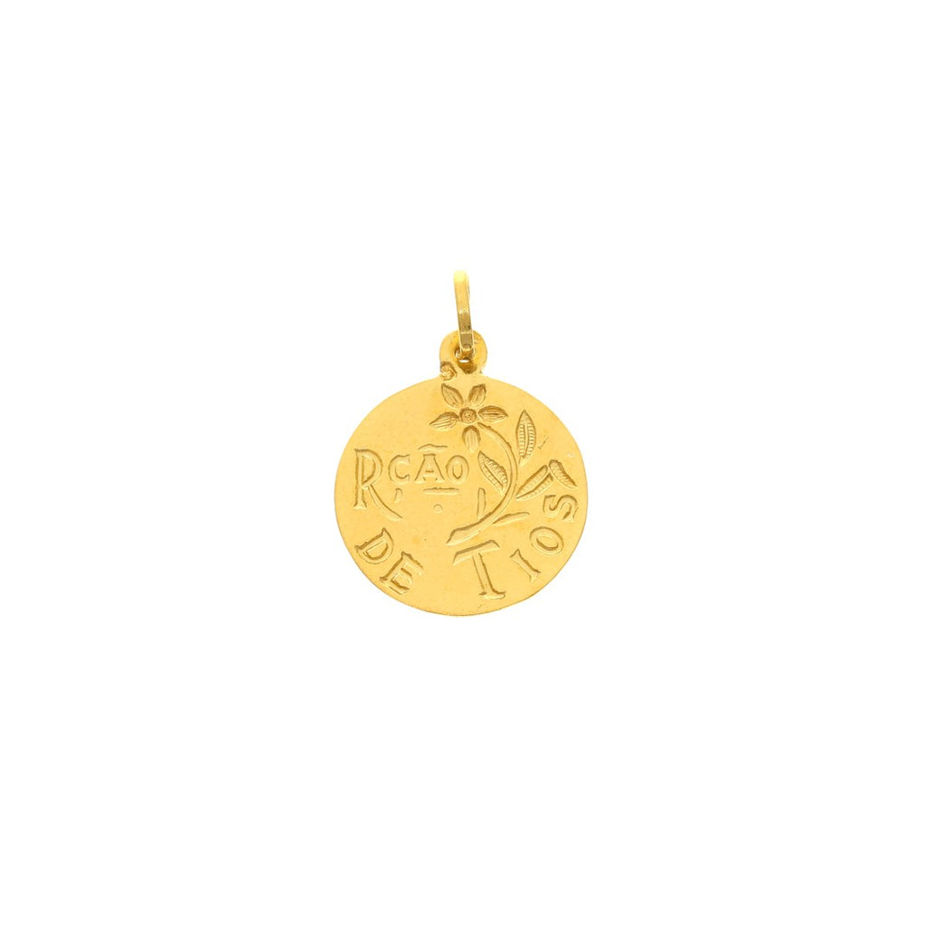 Medalha Recordação de Tios em Ouro - Loja do Ouro