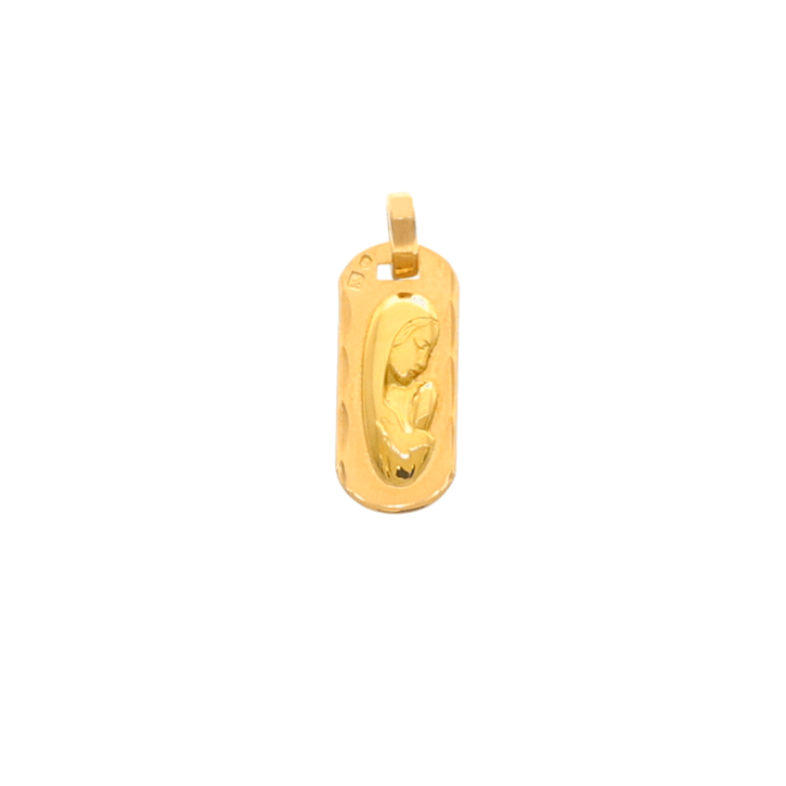 Medalla religiosa en oro de 19 kl (1