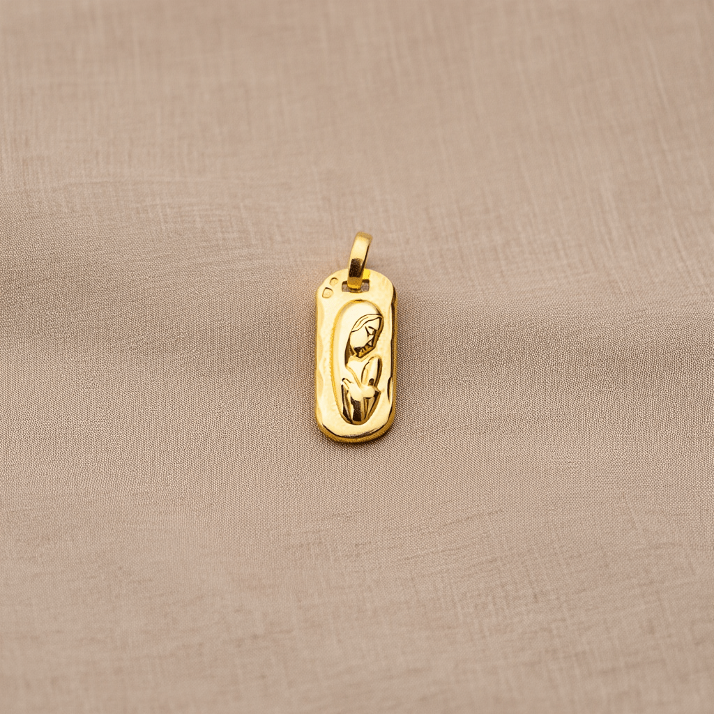 Medalla religiosa en oro de 19 kl (1