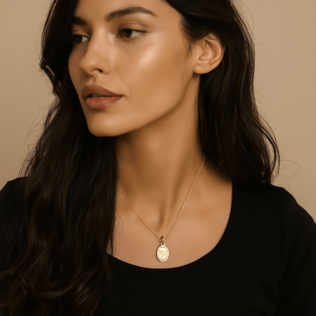 Medalha Signo Carneiro em Ouro 19kl - Loja do Ouro