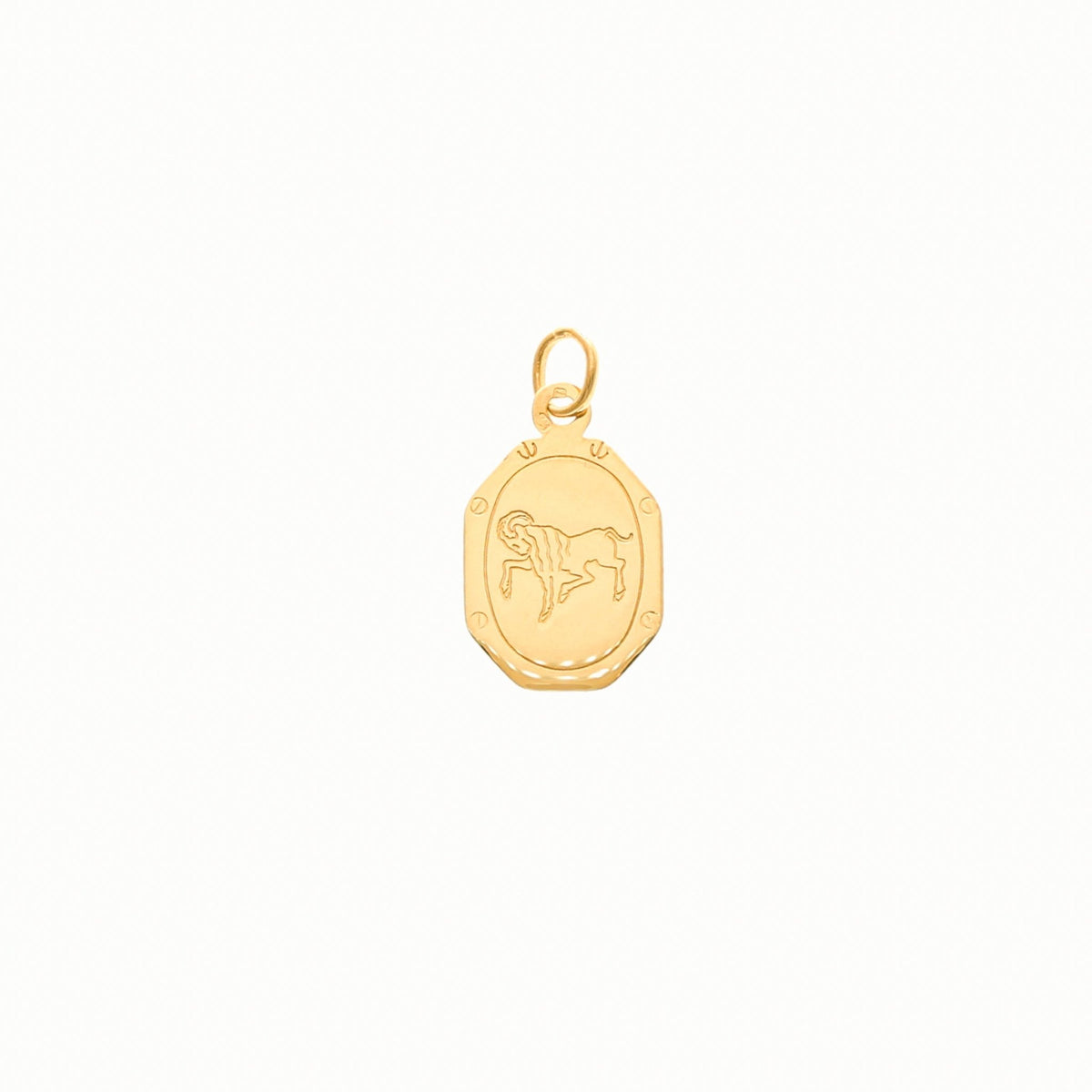 Medalha Signo Carneiro em Ouro 19kl - Loja do Ouro