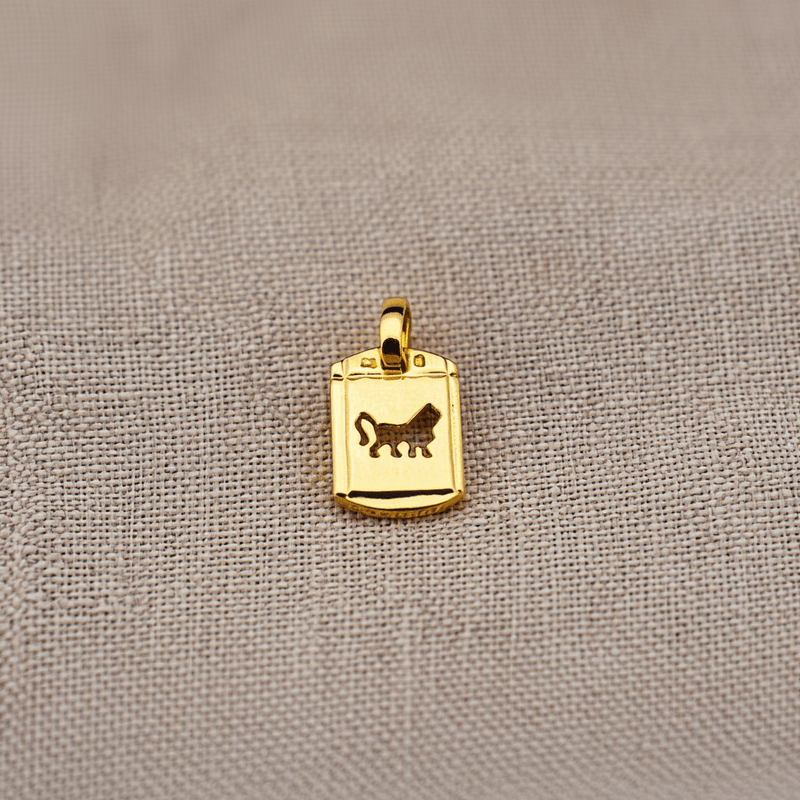 Medalha Signo Leão em Ouro 19kl (1.4cm) - Loja do Ouro