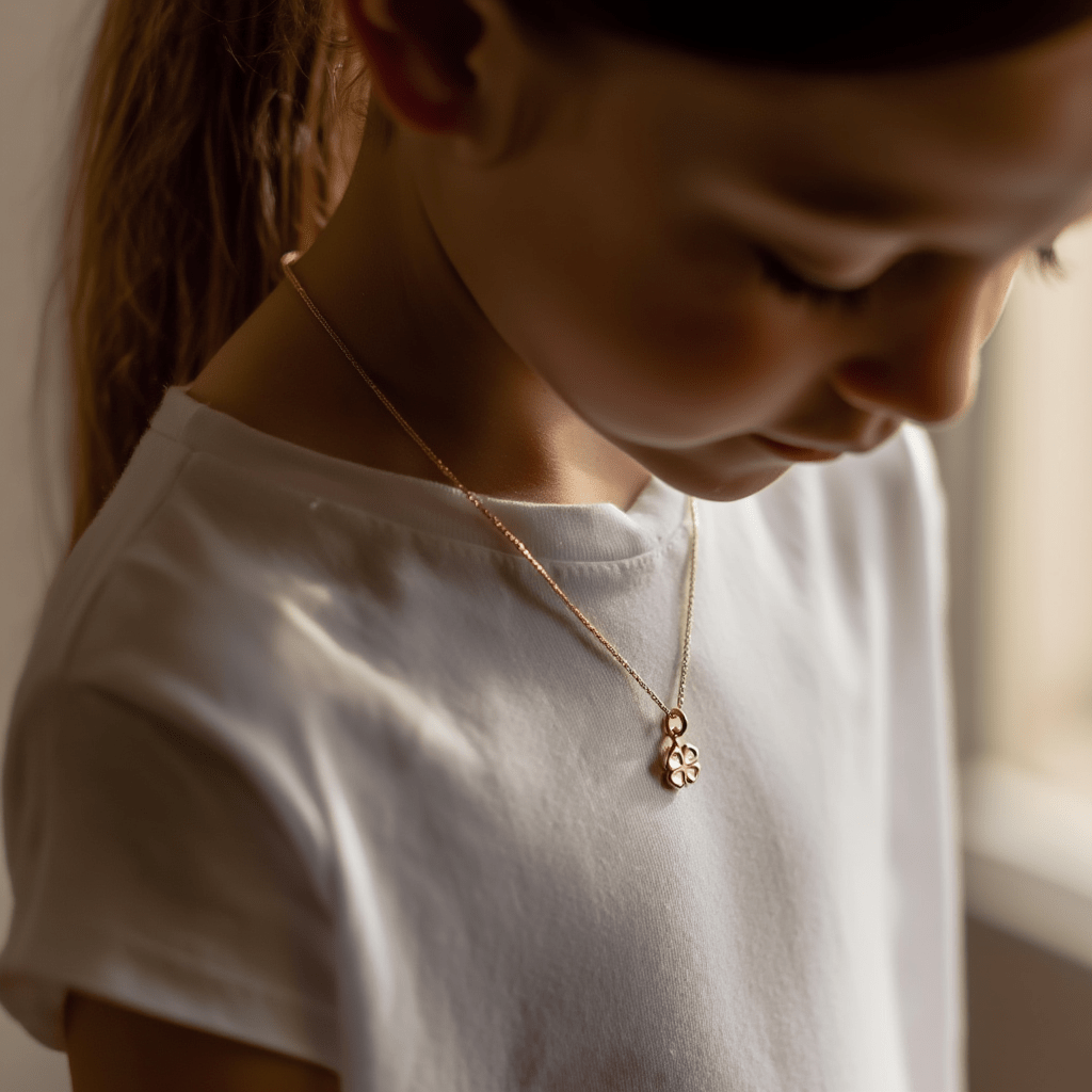 Medalha Trevo em Ouro 19kl (0.9cm) - Loja do Ouro