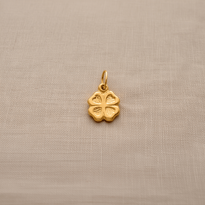 Medalha Trevo em Ouro 19kl (0.9cm) - Loja do Ouro