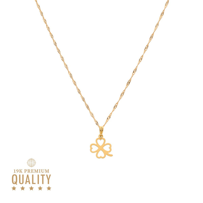 Medalha Trevo em Ouro 19kl - Loja do Ouro