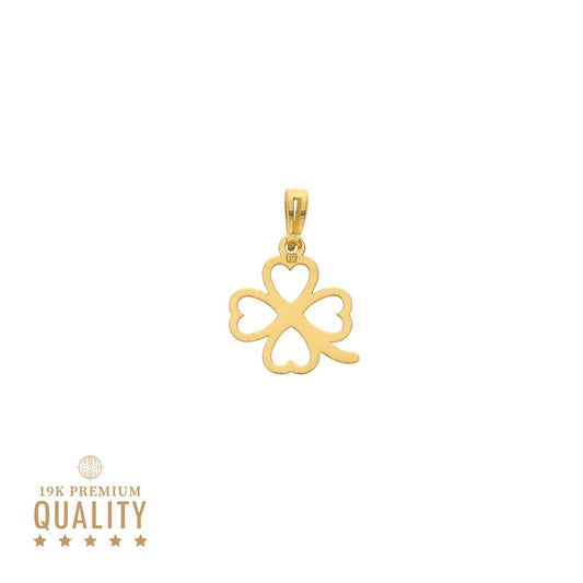 Medalha Trevo em Ouro 19kl - Loja do Ouro