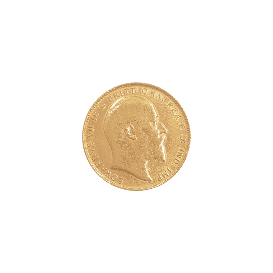 Medio Pound King Edward VII con San Jorge (a petición) - Gold Shop