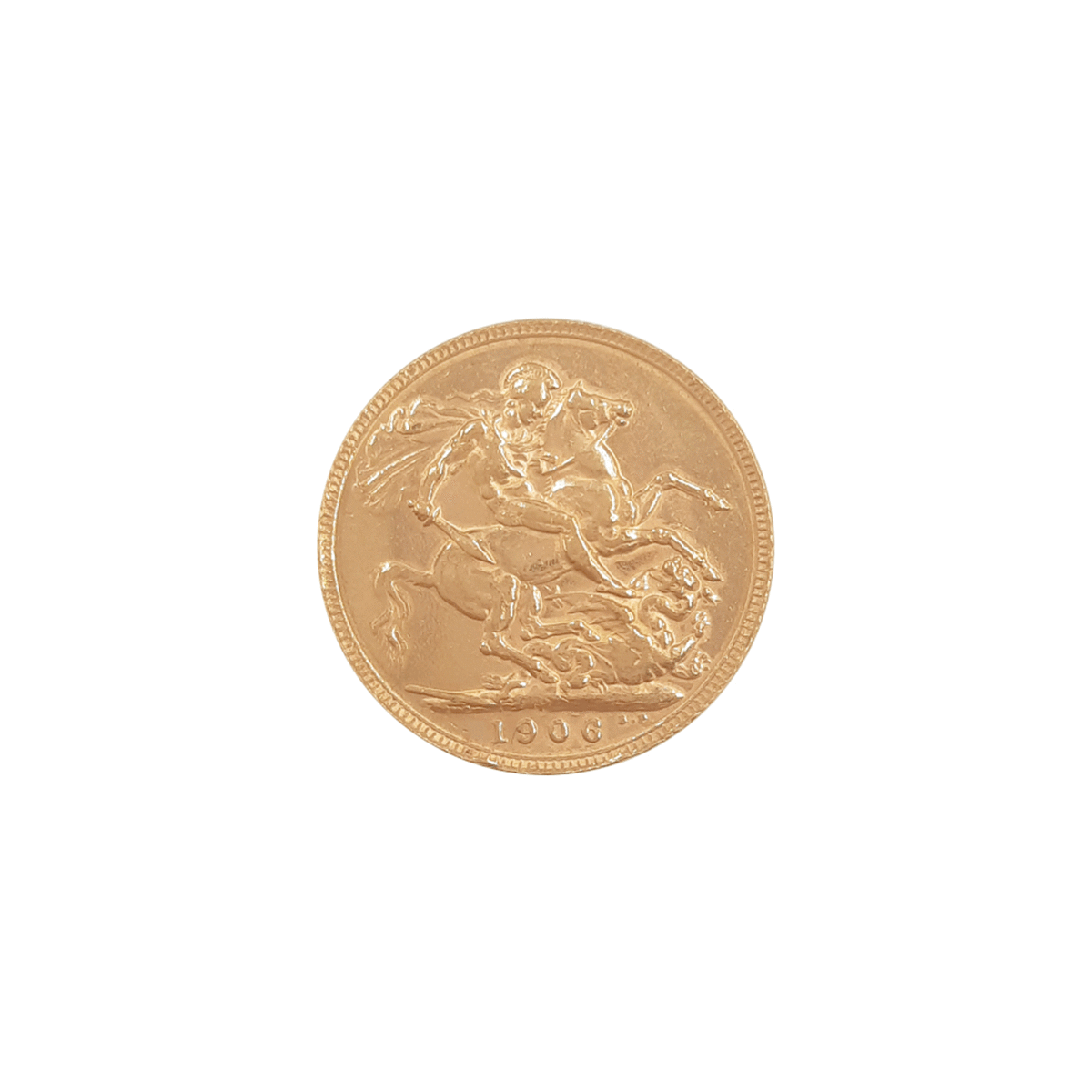 Medio Pound King Edward VII con San Jorge (a petición) - Gold Shop