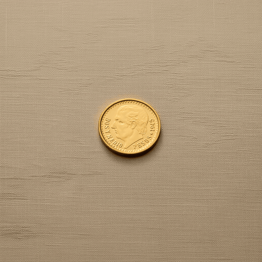 Moeda de 2.5 Pesos Mexicanos em Ouro (1945) - Loja do Ouro